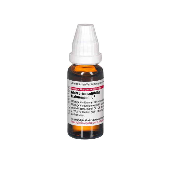 DHU Mercurius solubilis Hahnemanni C6 Dilution, 20 ml Lösung