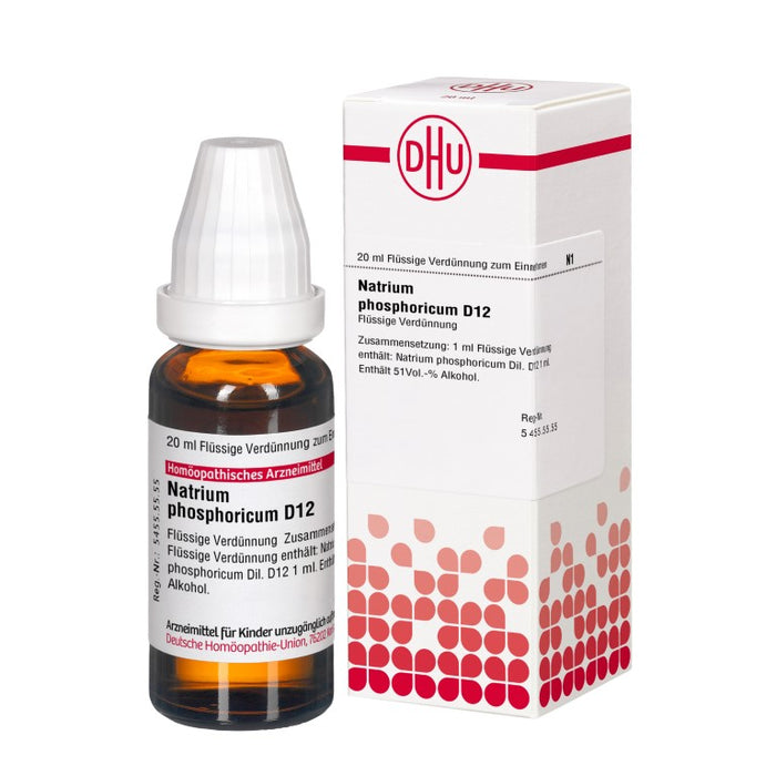 DHU Natrium phosphoricum D12 Dilution, 20 ml Lösung