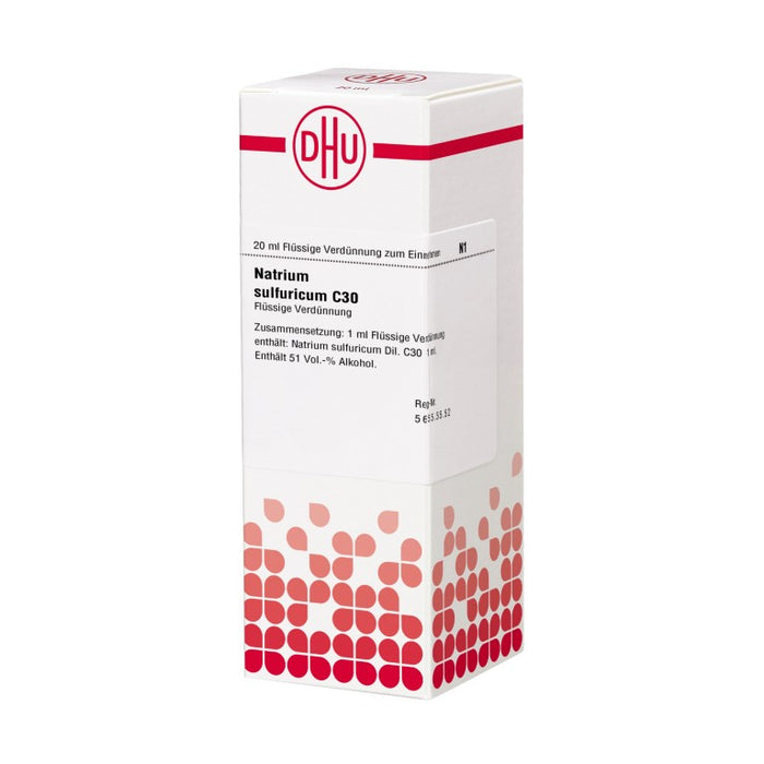 DHU Natrium sulfuricum C30 Dilution, 20 ml Lösung