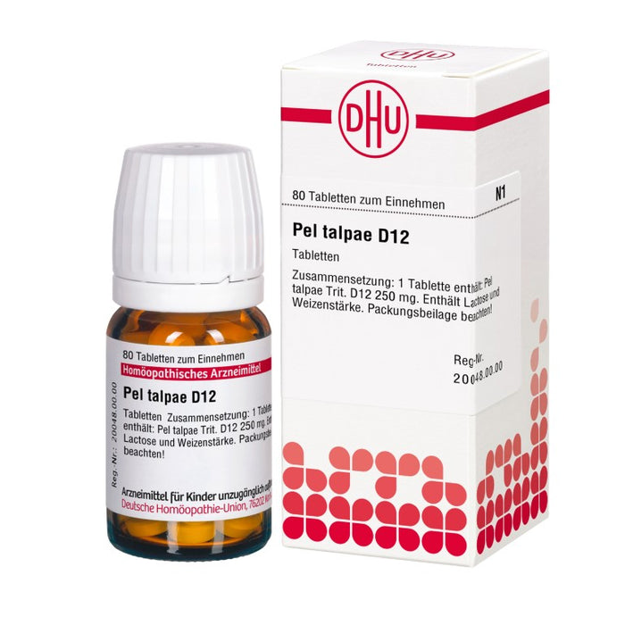 DHU Pel talpae D12 Tabletten, 80 St. Tabletten