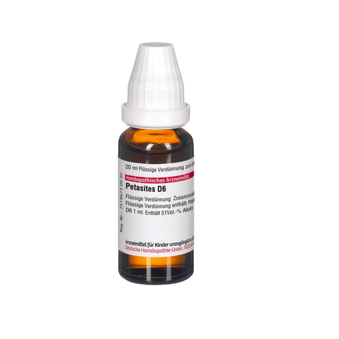 Petasites D6 DHU Dilution, 20 ml Lösung