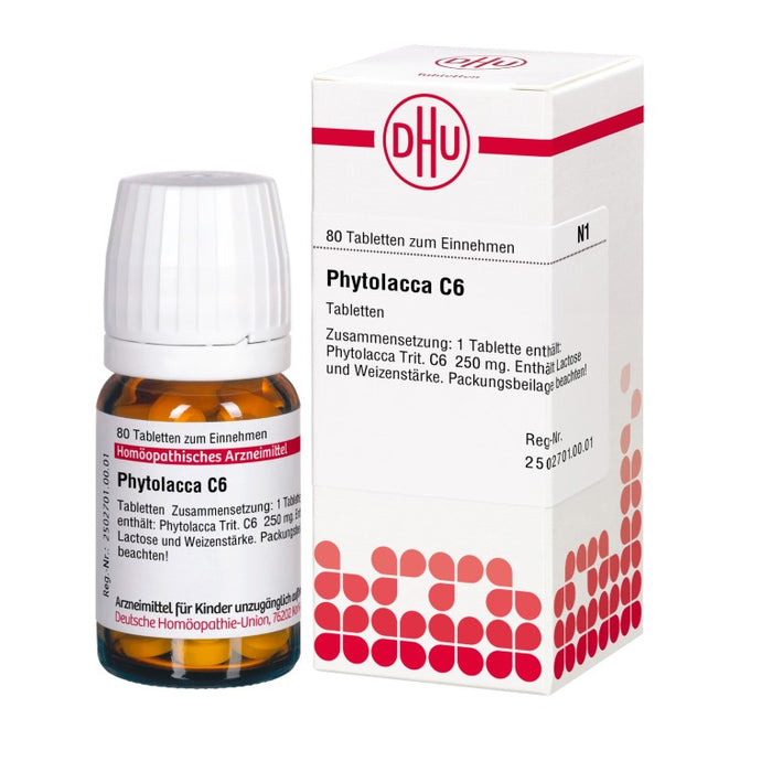 DHU Phytolacca C6 Tabletten, 80 St. Tabletten