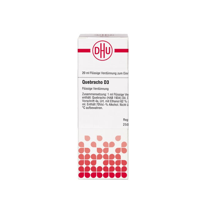 Quebracho D3 DHU Dilution, 20 ml Lösung