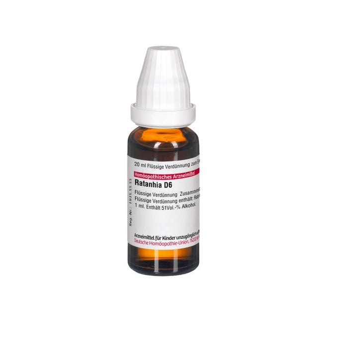 Ratanhia D6 DHU Dilution, 20 ml Lösung