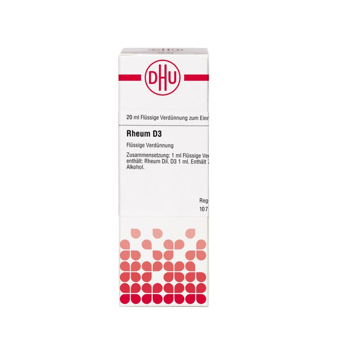 Rheum D3 DHU Dilution, 20 ml Lösung