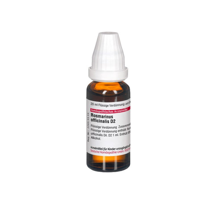 Rosmarinus officinalis D2 DHU Dilution, 20 ml Lösung