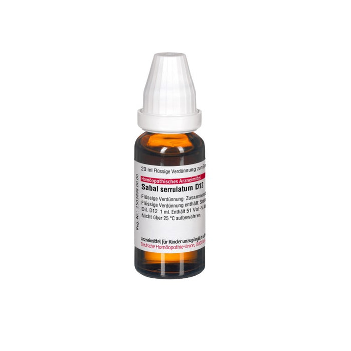 Sabal serrulatum D12 DHU Dilution, 20 ml Lösung