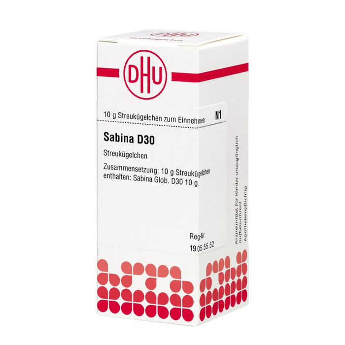 DHU Sabina D30 Streukügelchen, 10 g Globules