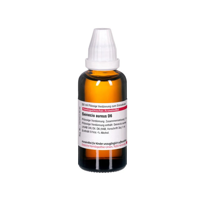 Senecio aureus D6 DHU Dilution, 50 ml Lösung