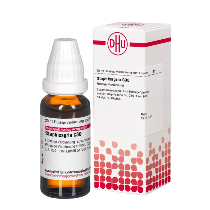 DHU Staphisagria C30 Dilution, 20 ml Lösung