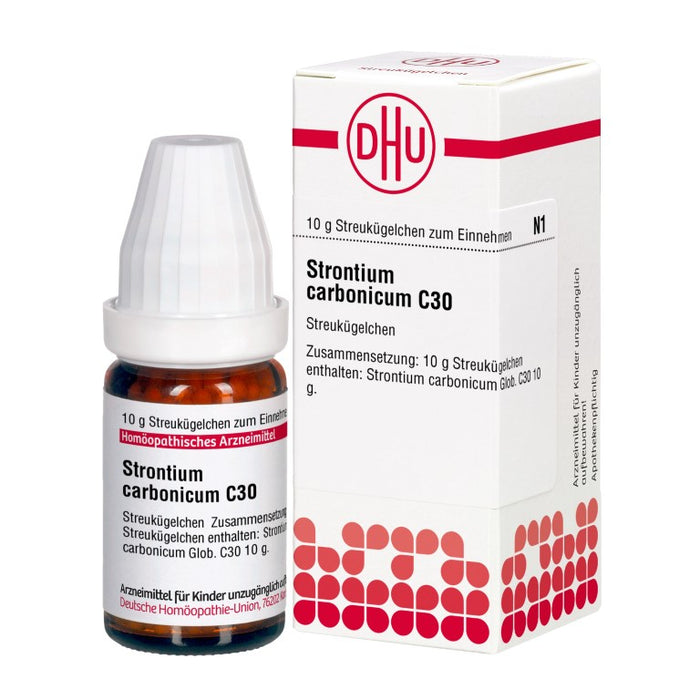 DHU Strontium carbonicum C30 Streukügelchen, 10 g Globules