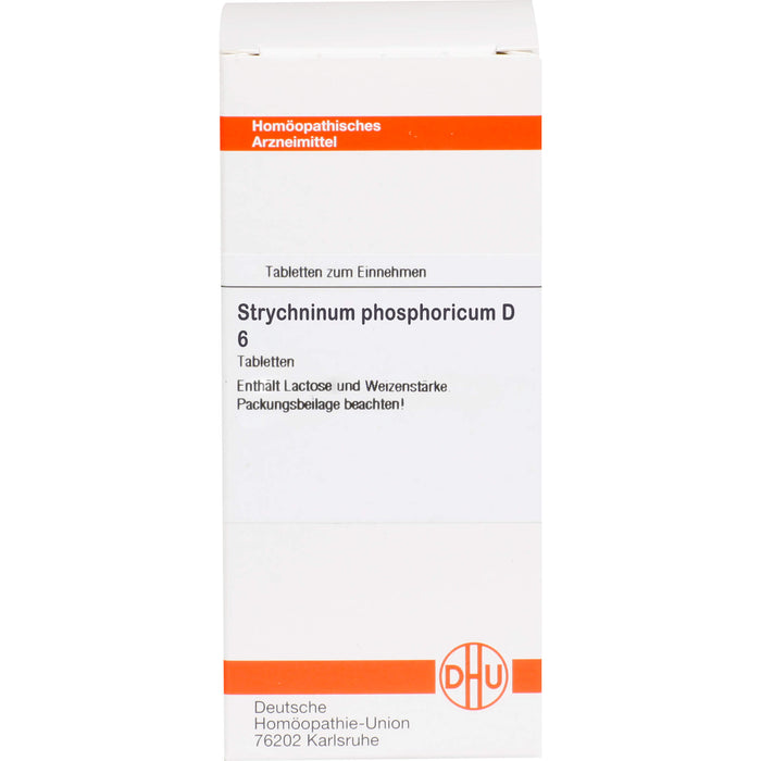 DHU Strychninum phosphoricum D6 Tabletten, 80 St. Tabletten