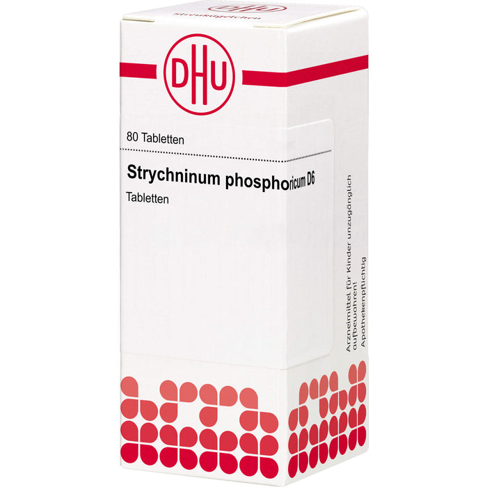 DHU Strychninum phosphoricum D6 Tabletten, 80 St. Tabletten