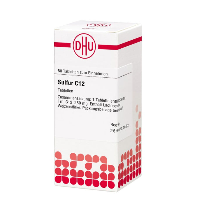 DHU Sulfur C12 Tabletten, 80 pcs. Tablets