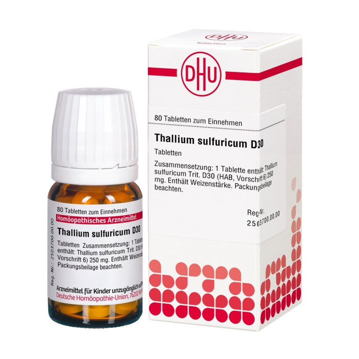 DHU Thallium sulfuricum D30 Tabletten, 80 St. Tabletten