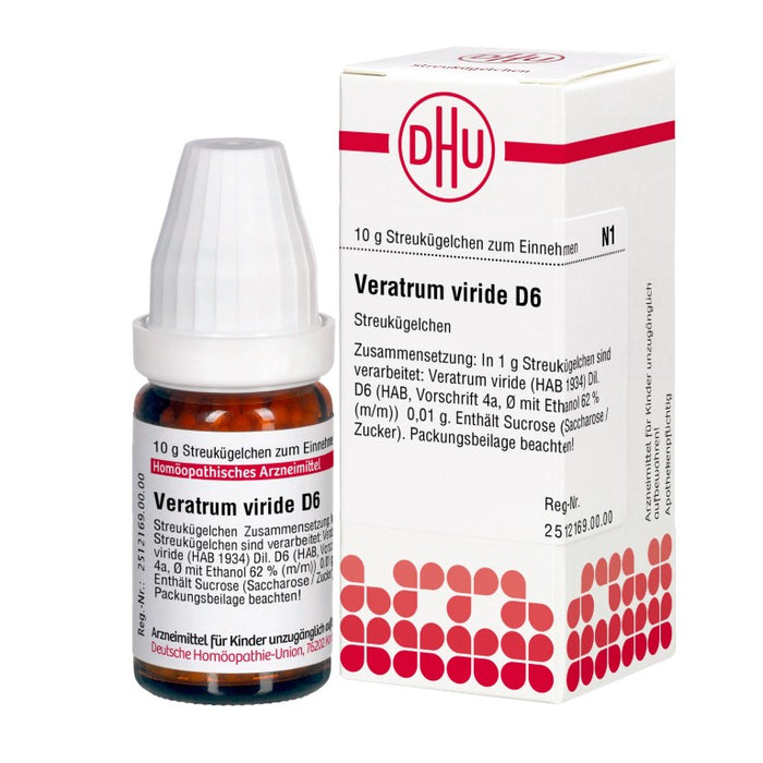 DHU Veratrum viride D6 Streukügelchen, 10 g Globules