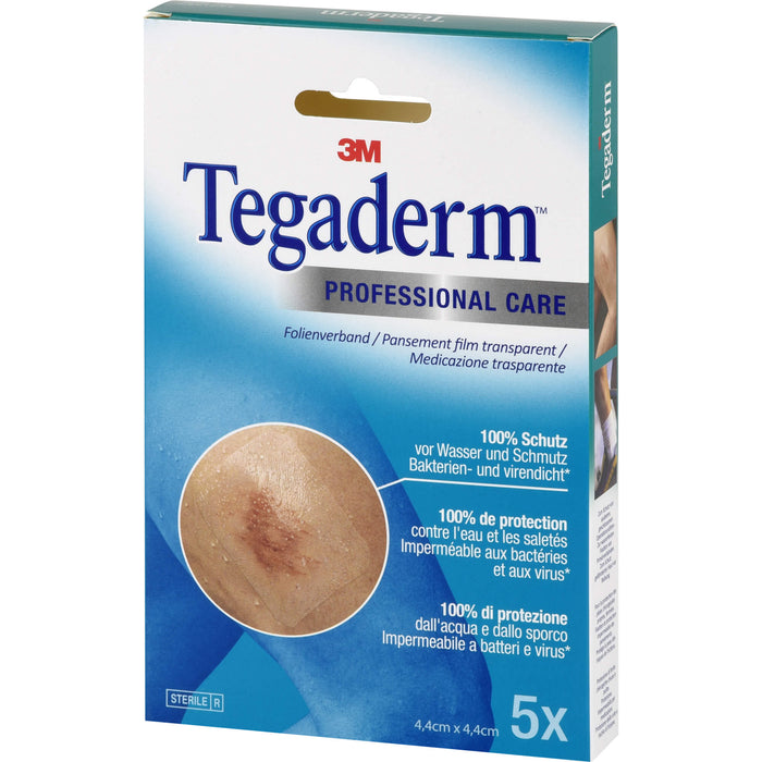 Tegaderm 3M Film 4,4cmx4,4cm, 5 St. Pflaster