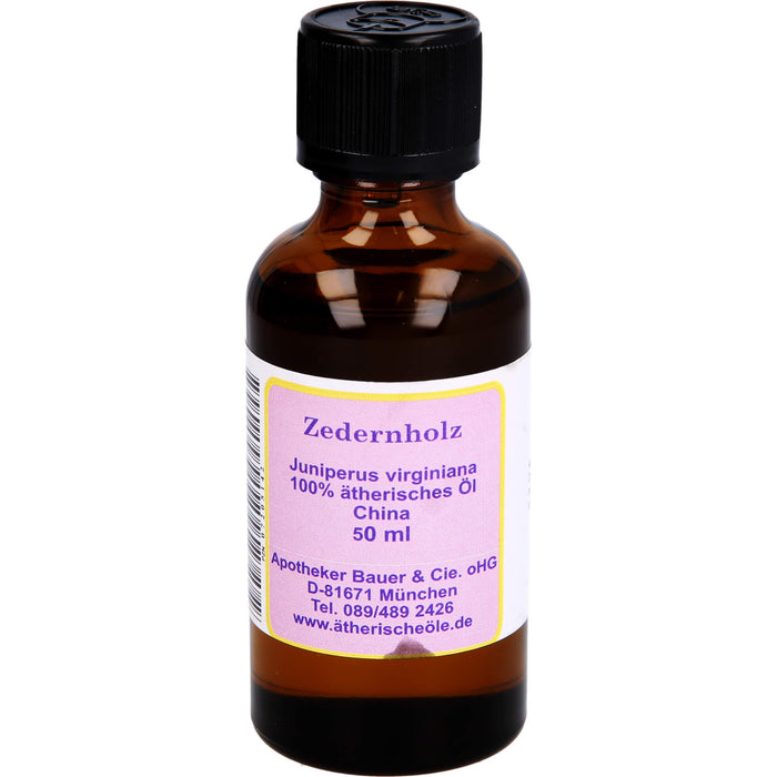 Zedernholz 100% Aetherisch, 50 ml OEL