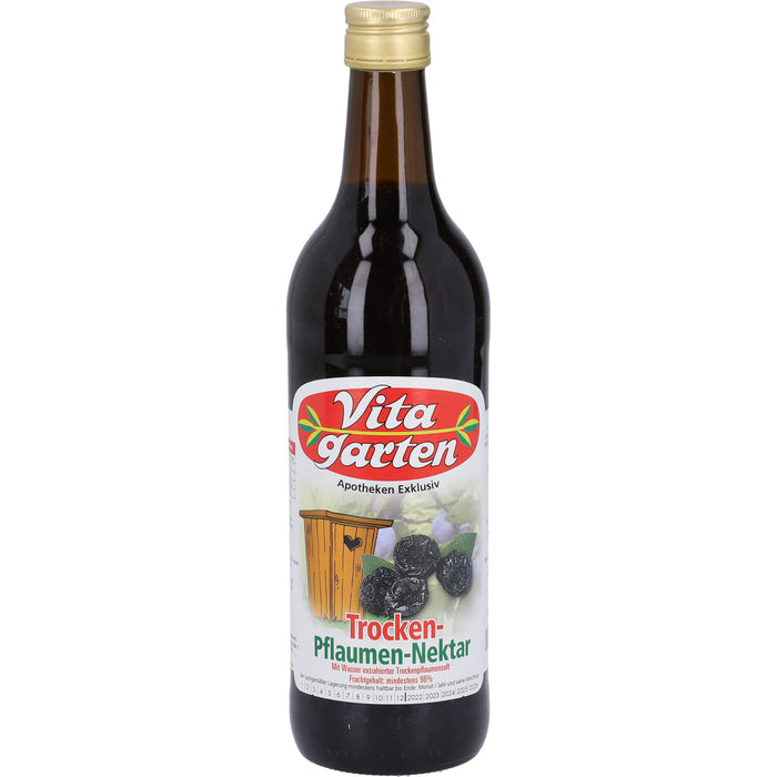 Vitagarten Trocken-Pflaumen-Nektar, 750 ml Lösung