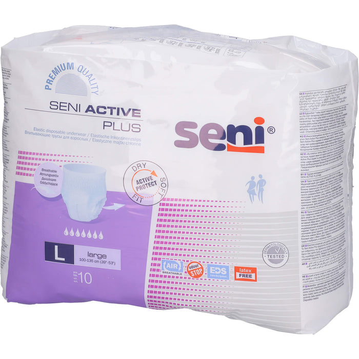 Seni Active Plus Large elastische Inkontinenzslips, 10 St. Pants