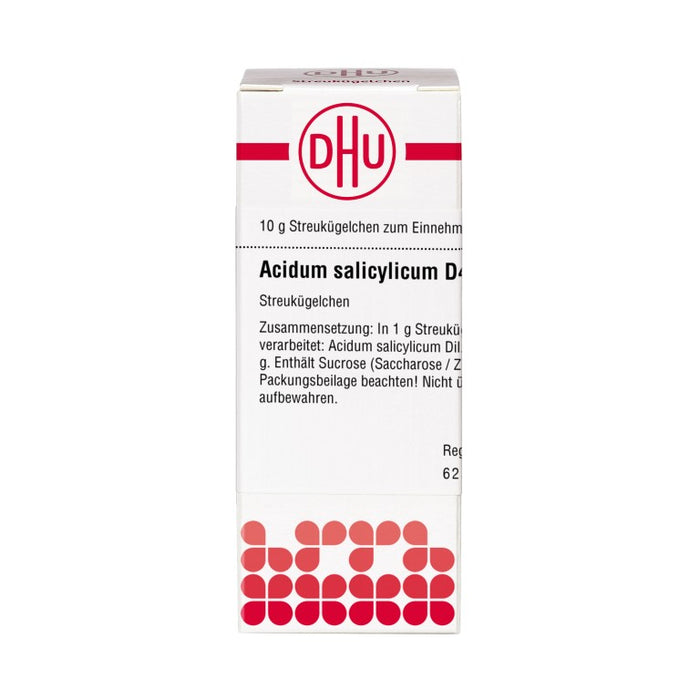 DHU Acidum salicylicum D4 Streukügelchen, 10 g Globules