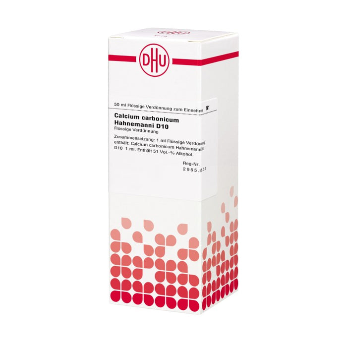 Calcium carbonicum D10 DHU Dilution Hahnemanni, 50 ml Lösung