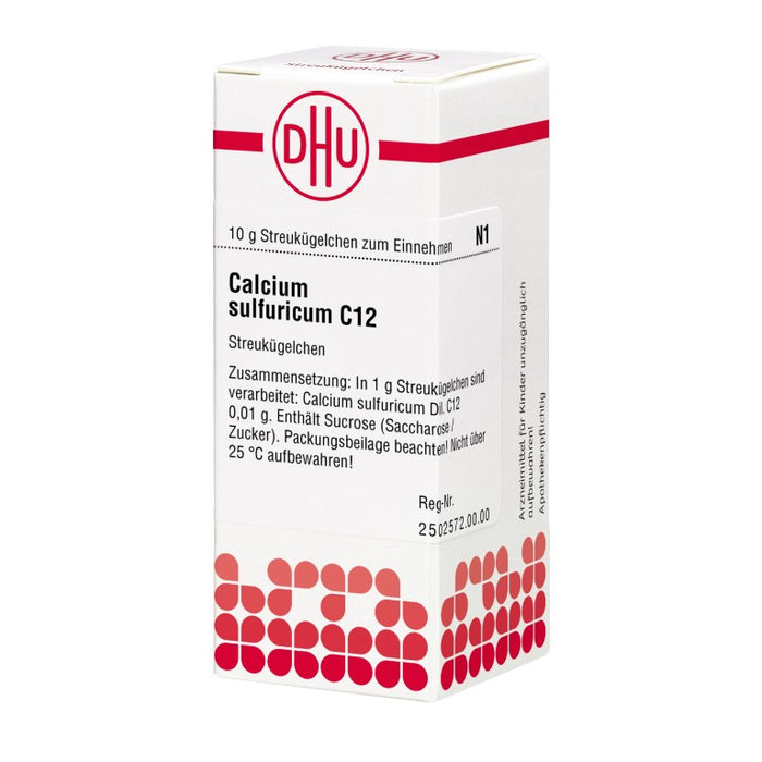 DHU Calcium sulfuricum C12 Streukügelchen, 10 g Globuli