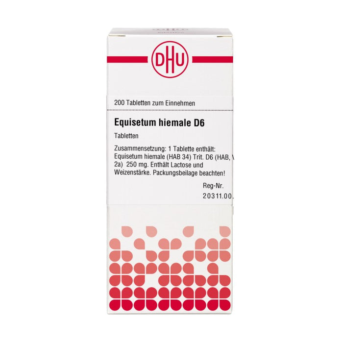 DHU Equisetum hiemale D6 Tabletten, 200 St. Tabletten