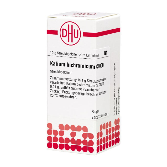 DHU Kalium bichromicum C1000 Streukügelchen, 10 g Globuli