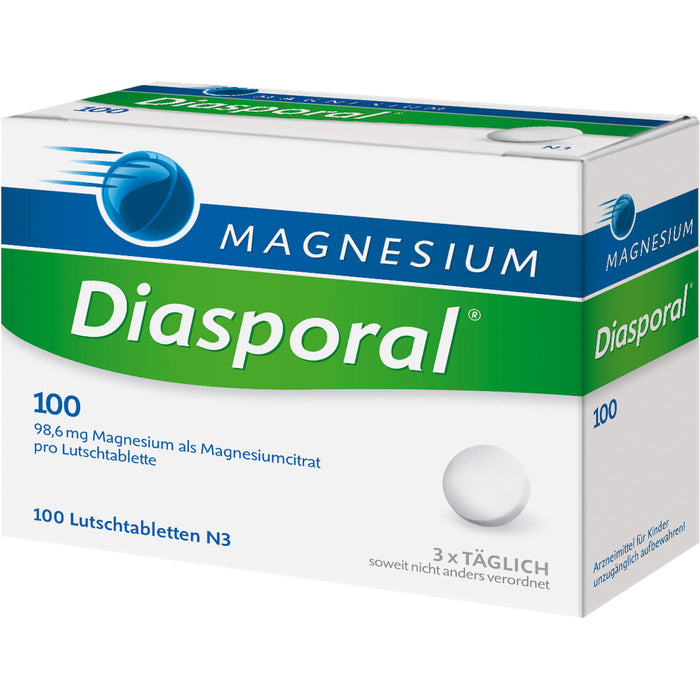 Magnesium Diasporal 100 Lutschtabletten, 100 pc Tablettes