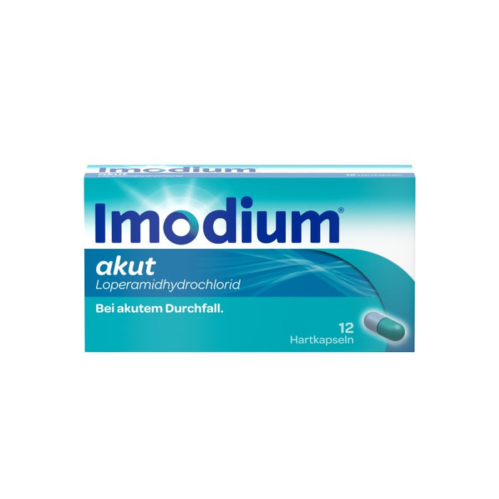 Imodium akut Hartkapseln bei akutem Durchfall, 12 pcs. Capsules