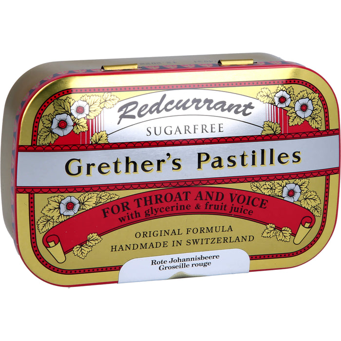 Grether´s Pastillen Redcurrant zuckerfrei, 110 g Pastillen