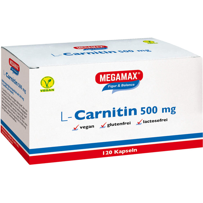 MEGAMAX Figur & Balance L-Carnitin 500 mg Kapseln, 120 St. Kapseln