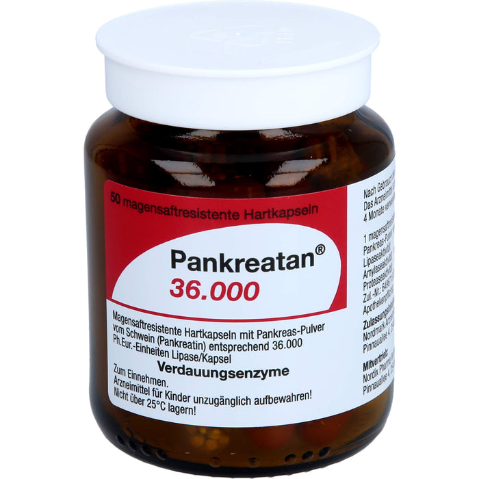 Pankreatan 36.000, Magensaftresistente Hartkapseln, 50 St HKM