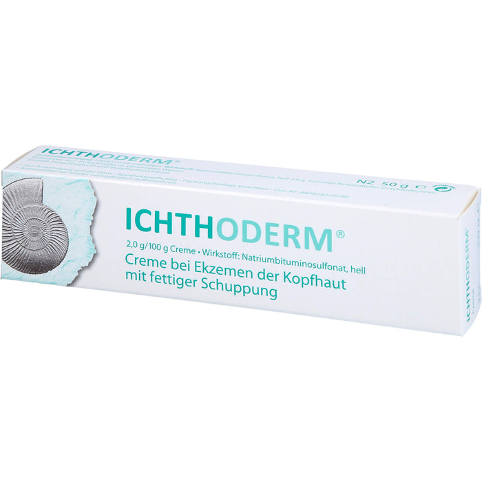 Ichthoderm Creme bei Kopfhautentzündungen, 50 g Cream