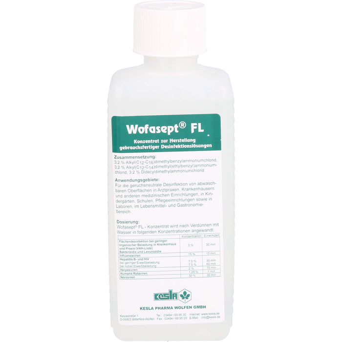 WOFASEPT FL, 250 ml KON