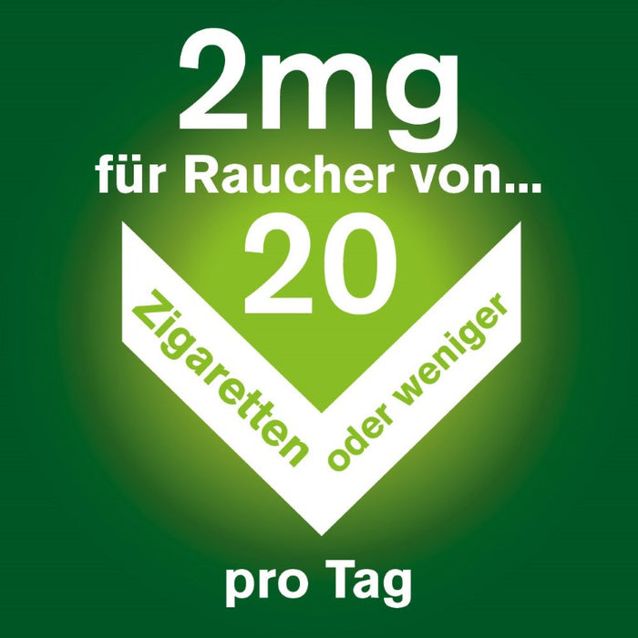 nicorette 2 mg whitemint Kaugummi für Raucher, 105 St. Kaugummi