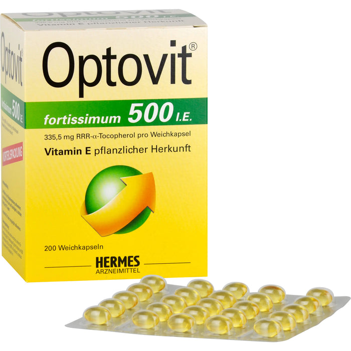 OptoVit fortissimum 500 I. E. Weichkapseln, 200 pc Capsules