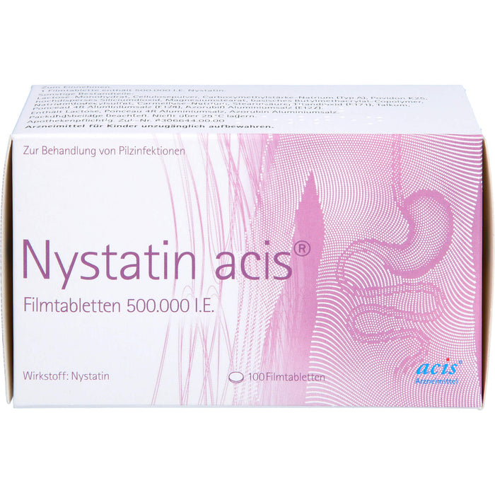 Nystatin acis Filmtabletten, 100 pc Tablettes