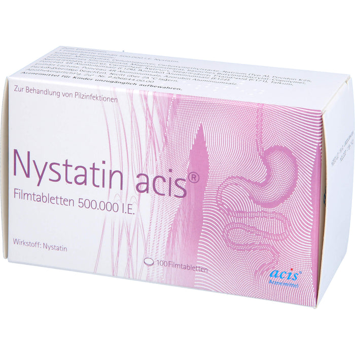 Nystatin acis Filmtabletten, 100 pc Tablettes