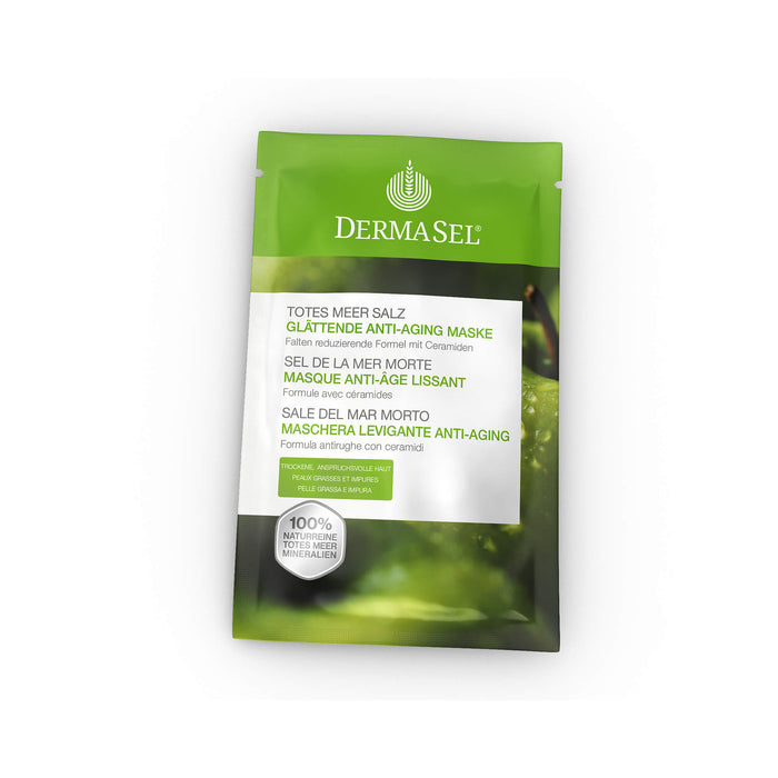 DERMASEL Totes Meer Mineralien glättende Anti-Aging Maske, 12 ml Masque facial