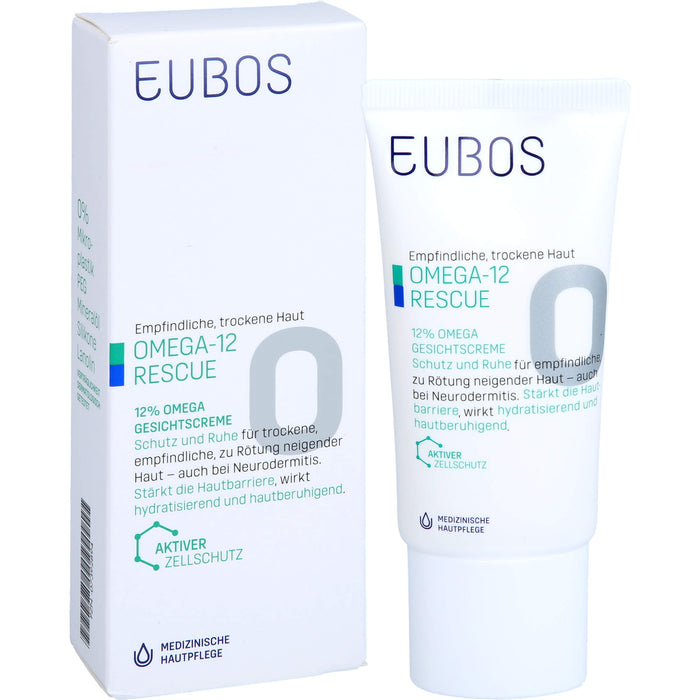 EUBOS Empfindliche Haut Omega 3-6-9 Gesichtscreme, 50 ml CRE