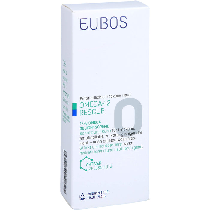 EUBOS Empfindliche Haut Omega 3-6-9 Gesichtscreme, 50 ml CRE