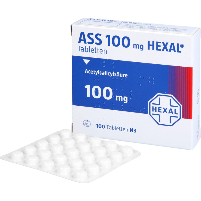 ASS 100 mg HEXAL Tabletten, 100 St. Tabletten