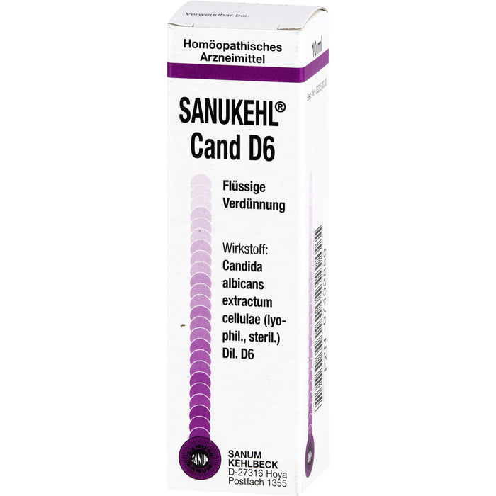 Sanukehl Cand D 6 Tropfen, 10 ml Lösung