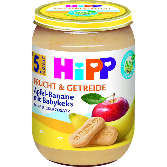 HIPP 4710 Apfel-Banane mit Babykeks, 190 g