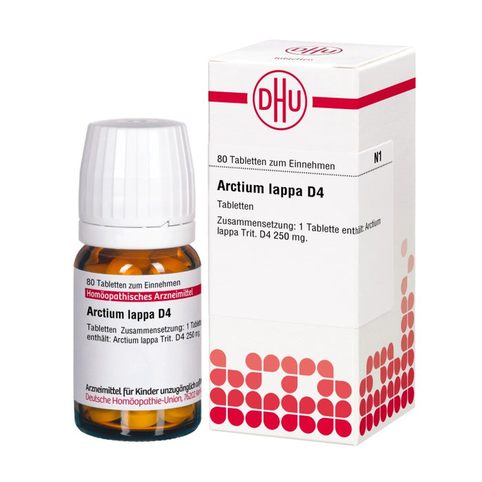 Arctium lappa D4 DHU Tabletten, 80 St. Tabletten