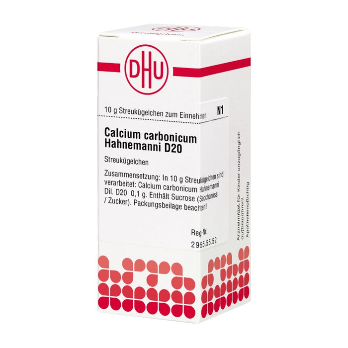 DHU Calcium carbonicum Hahnemanni D20 Streukügelchen, 10 g Globuli