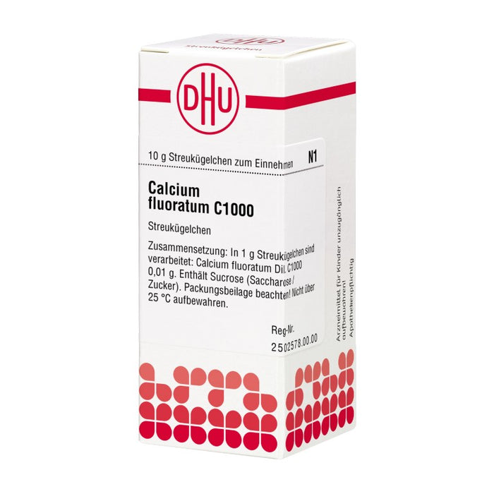 DHU Calcium fluoratum C1000 Streukügelchen, 10 g Globuli