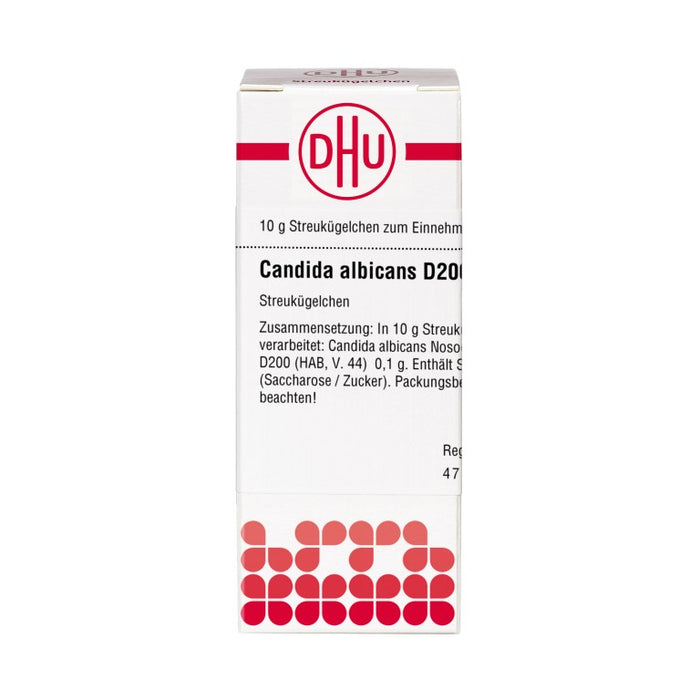 Candida albicans D200 DHU Globuli, 10 g Globuli